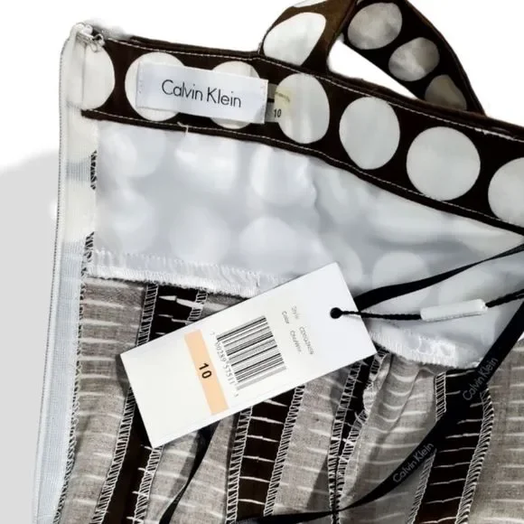 Calvin Klein Back Criss Cross Strap Dress - Picture 6 of 7